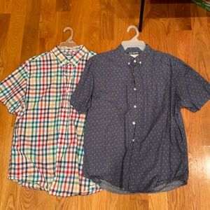 Men’s large short sleeve button downs